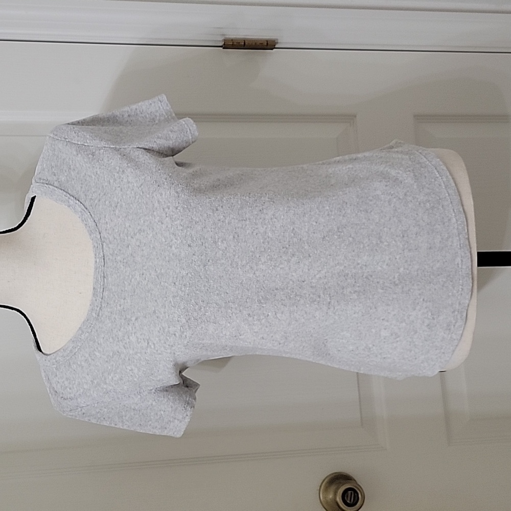 Anthropologie Saturday Sunday Size M Gray French Terry Clement Tee